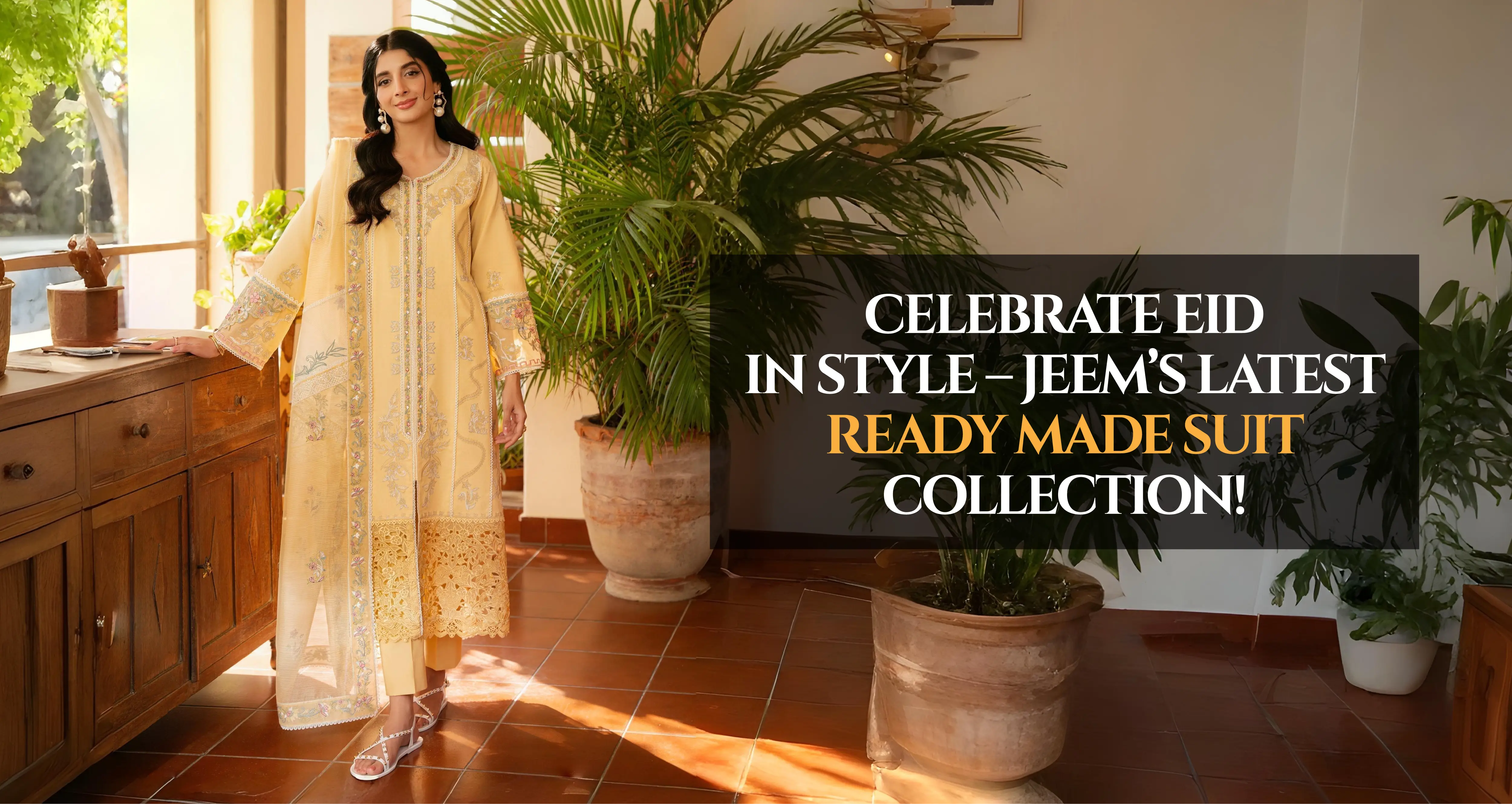 Celebrate Eid in Style – Jeem’s Latest Ready Made Suit Collection!