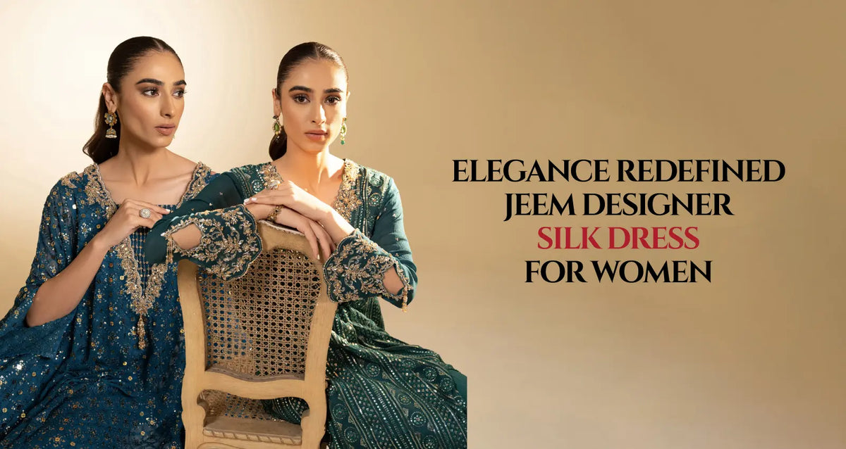 Elegance Redefined: Jeem Designer Silk Dress For Women