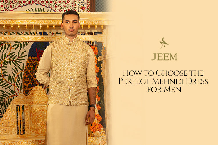 Perfect Mehndi Dress for Men