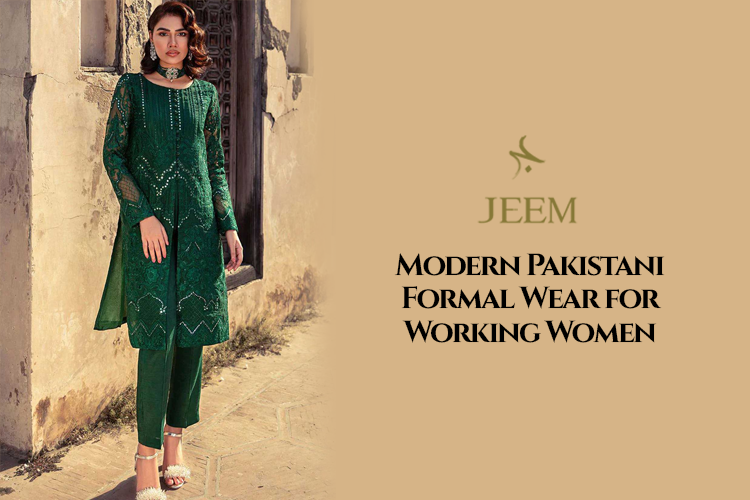 Modern Pakistani Formal Wear for Working Women