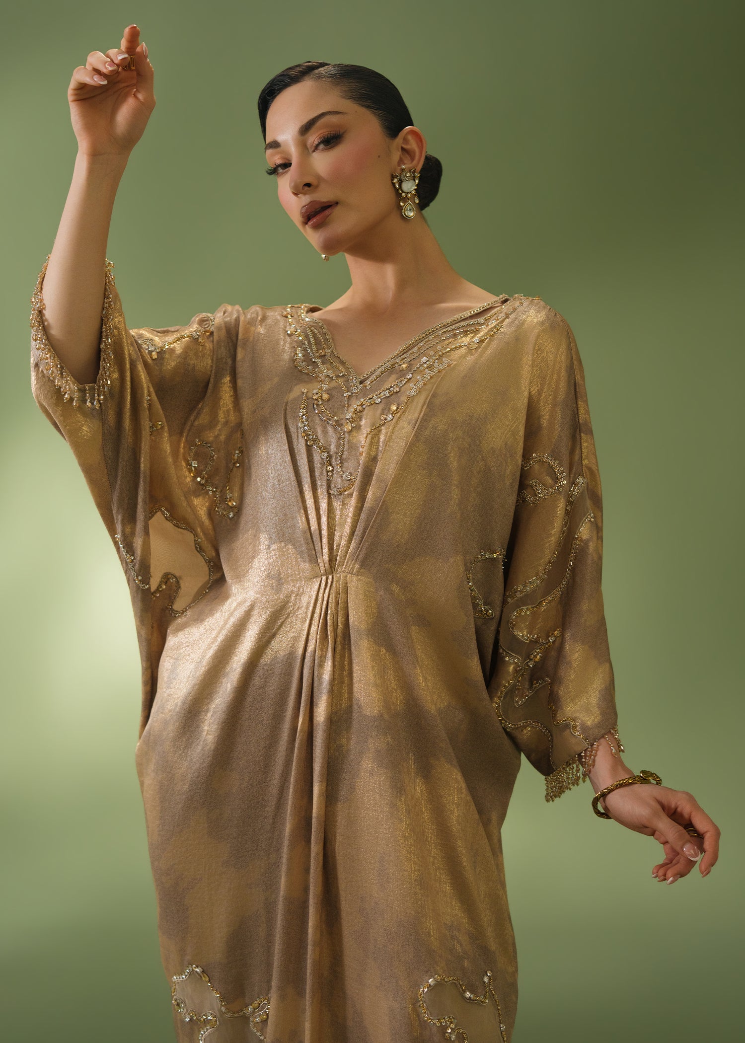 ELIA BEIGE KAFTAN