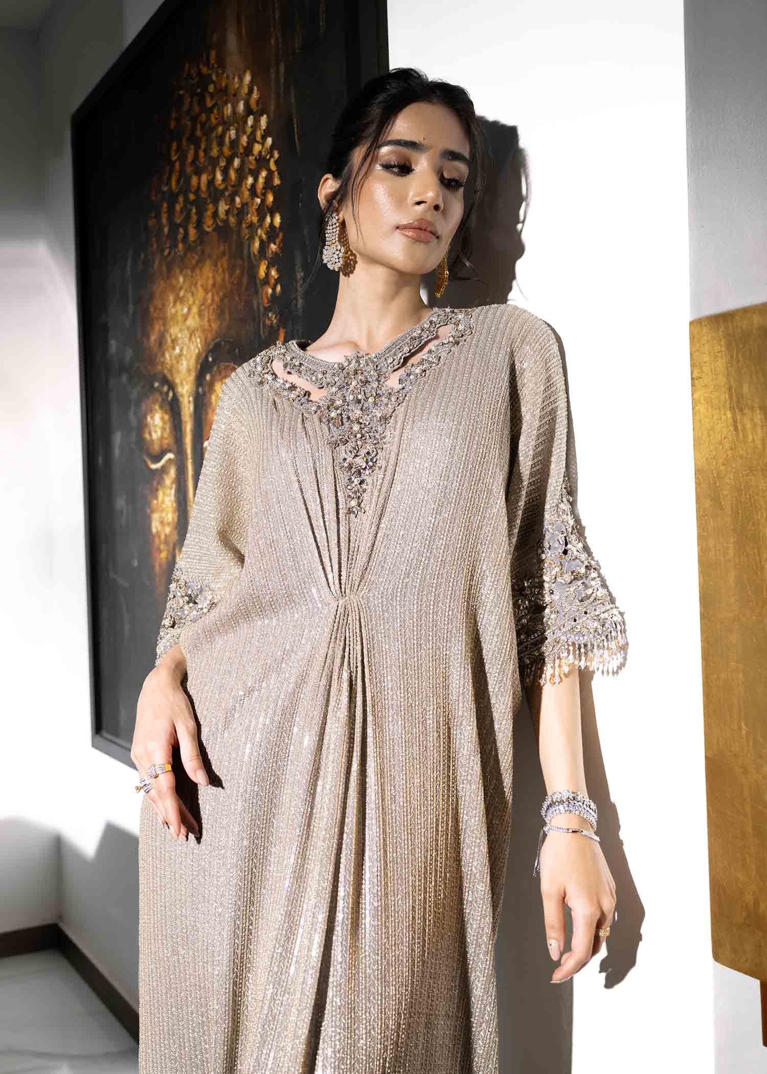 Female Silivi Gery LUXURY FORMAL Dress
