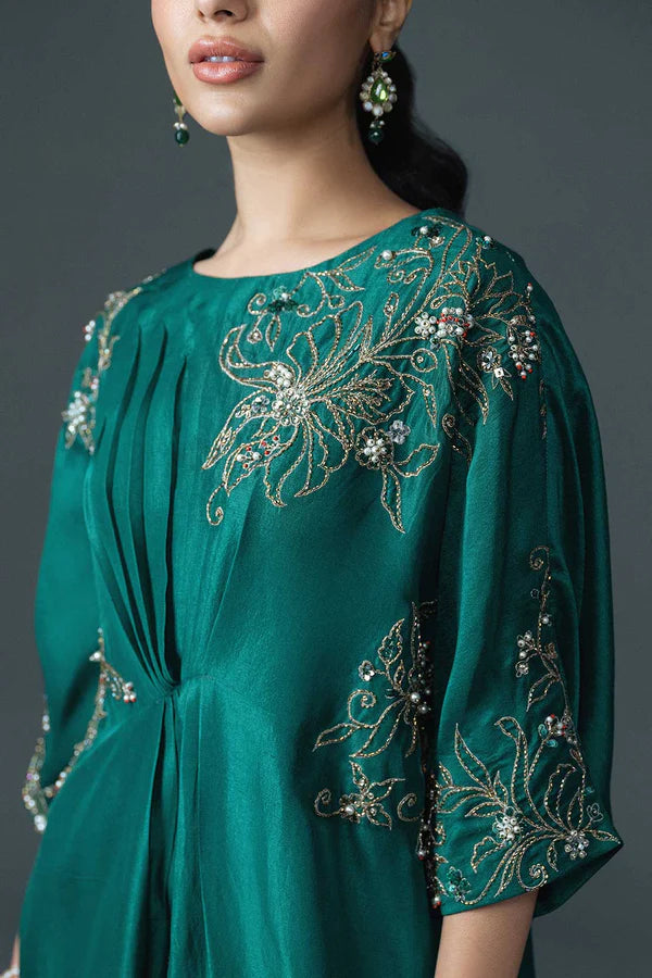 airena green dress foer girls