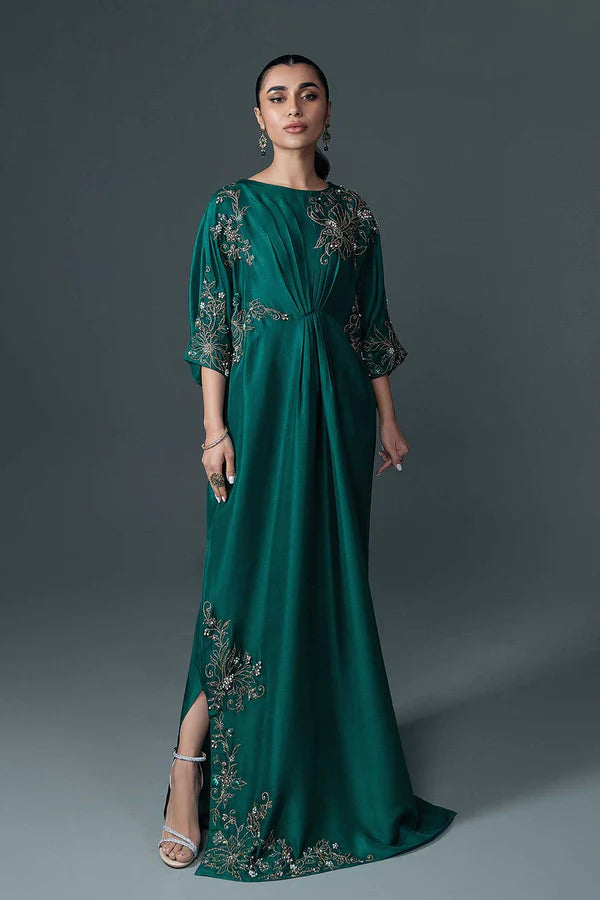 ariena green dress for females
