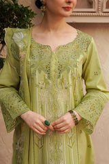 florence green stitched lawn for girls