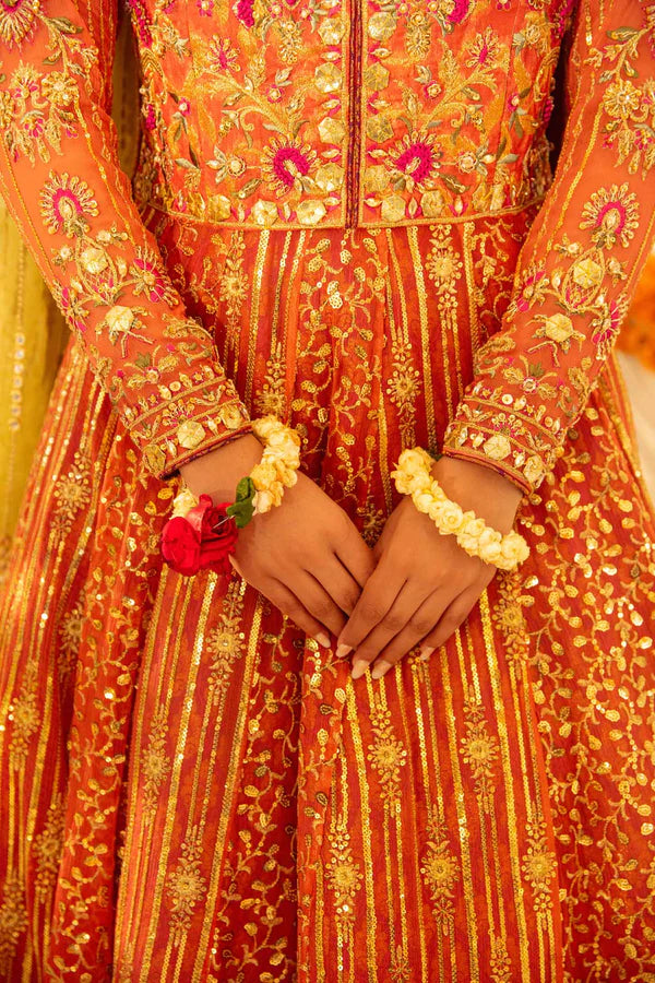 mushq kalidaar dress for females
