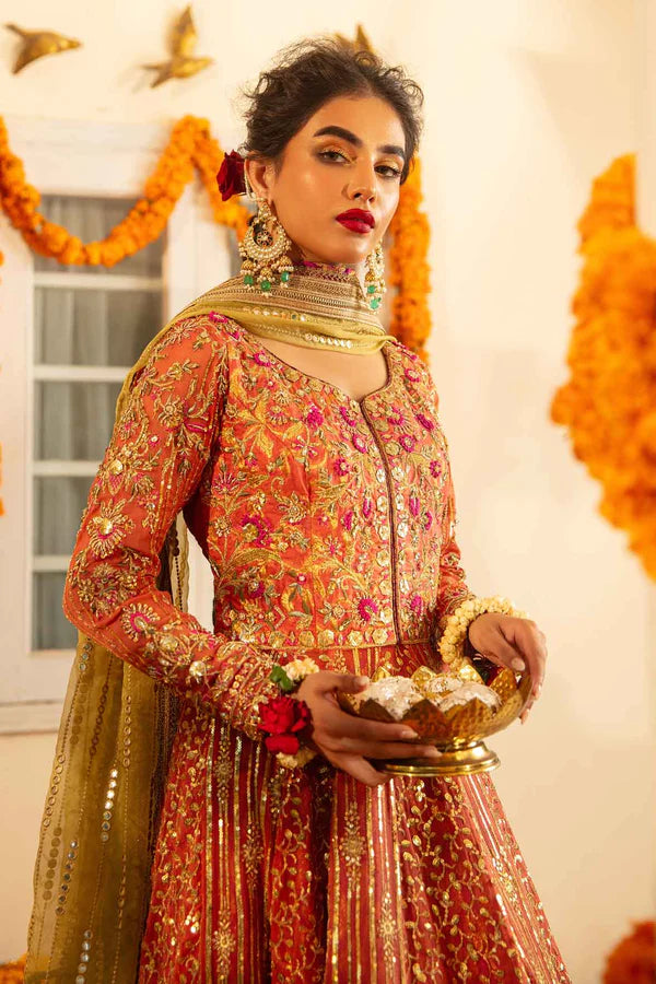 mushq kalidaar dress for womens