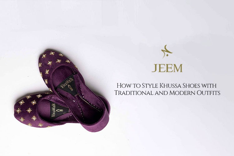 Style Khussa Shoes with Traditional and Modern Outfits