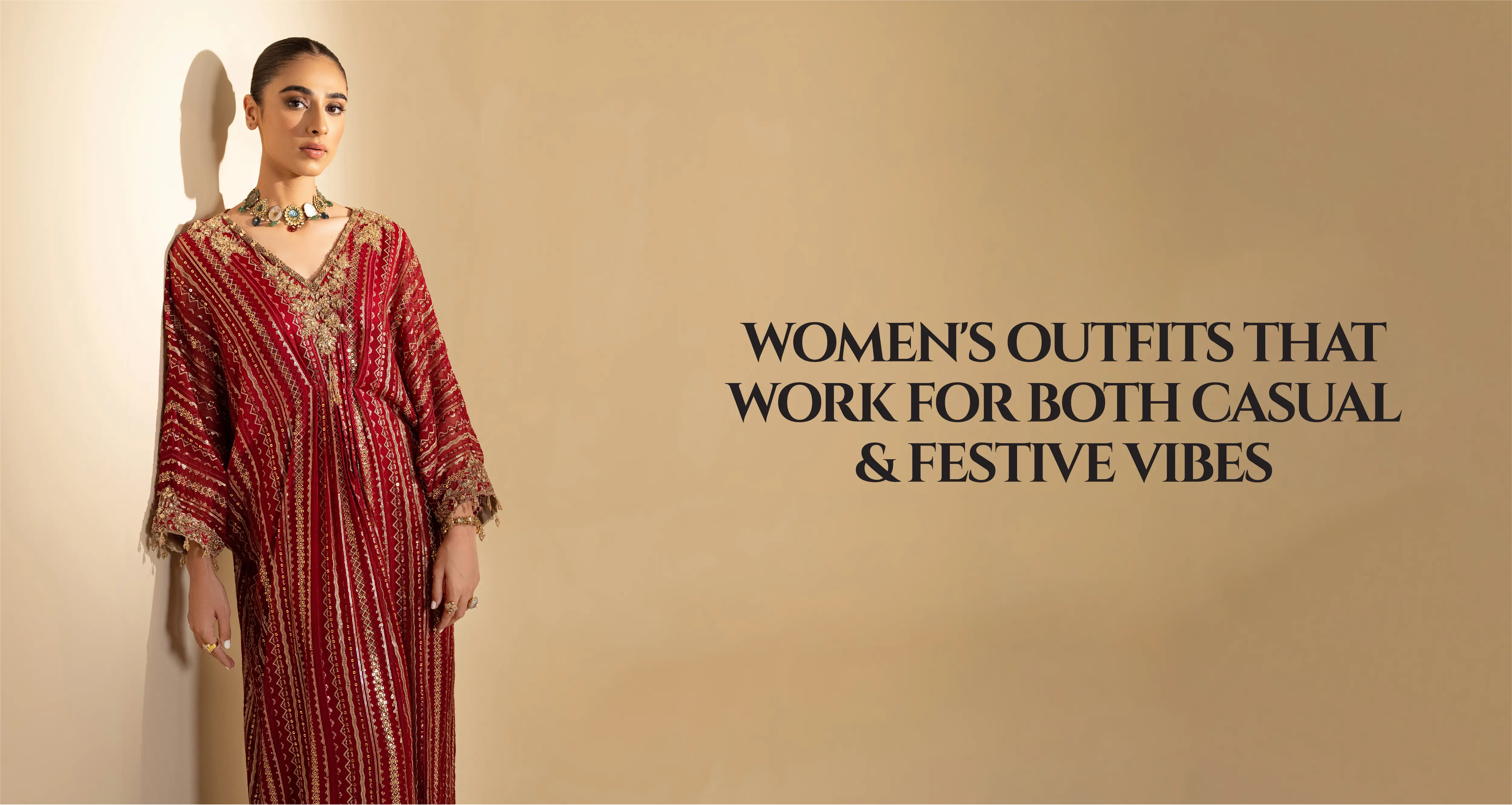 Women's Outfits That Work for Both Casual & Festive Vibes