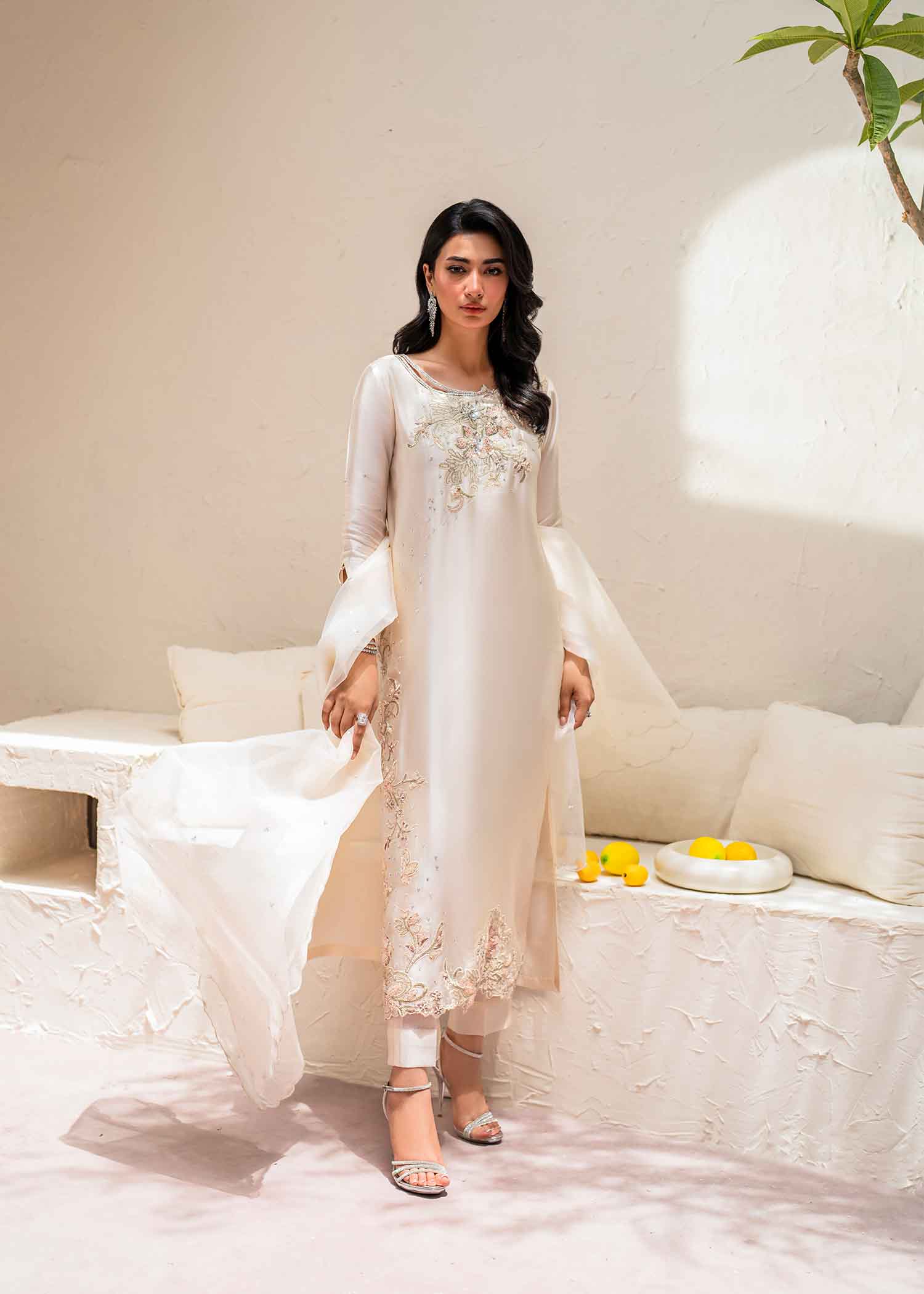 Buy Online EVELYN OFFWHITE Dress For Women - JEEM Buy Online EVELYN OFFWHITE Dress For Women - JEEM
