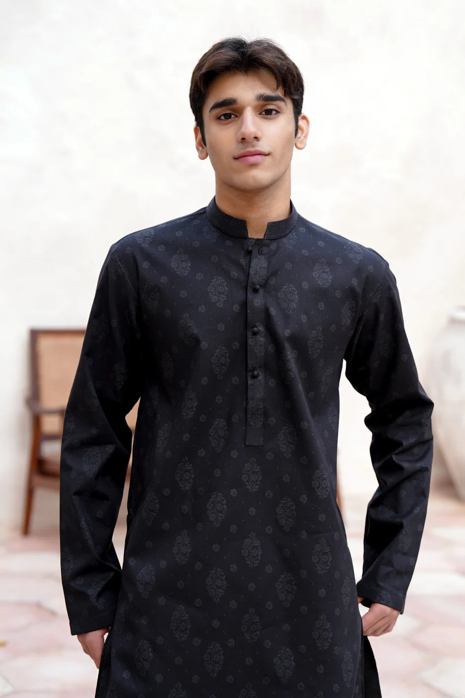 black kurta for mens