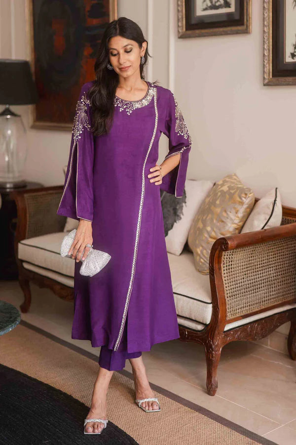 royal amethyst dress for woman